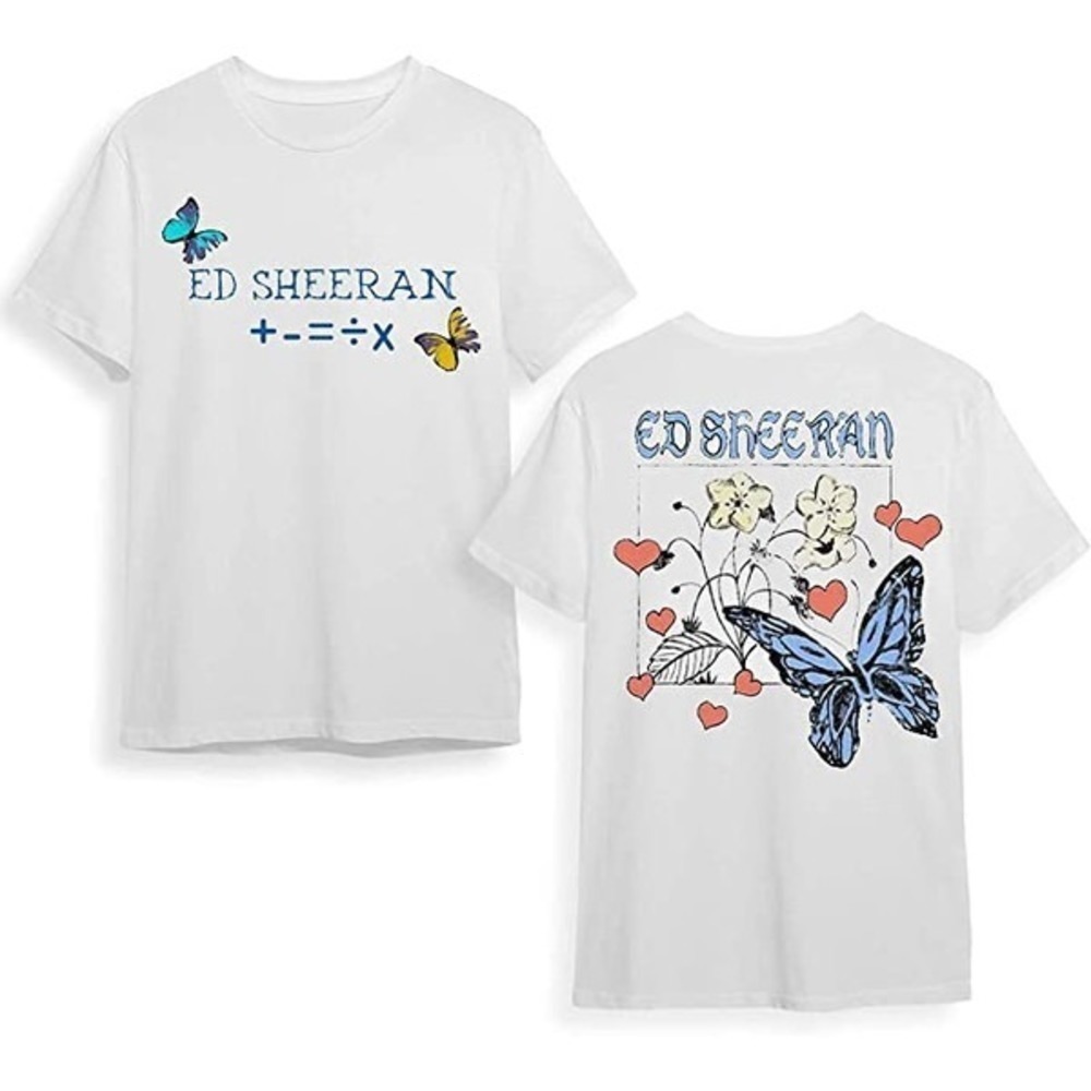 Ed Sheeran Shirt Mathematics Tour Shirt 2 Sided